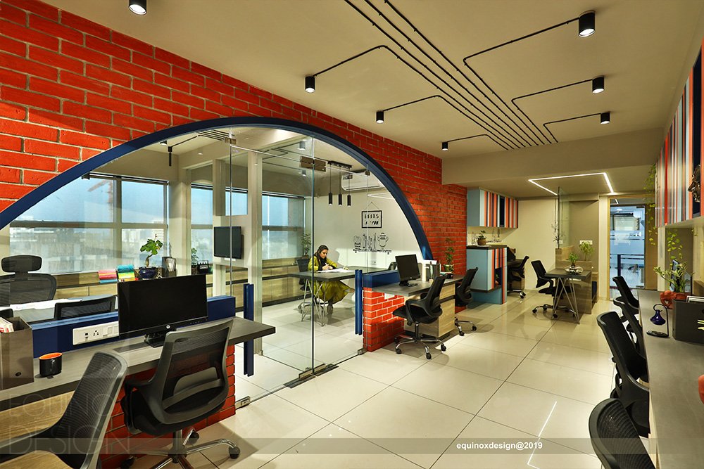 The Spire 803 Office / Workspace Equinox Design | Architect & Interior Design by Ar. Naisargi Dave Zankar in Rajkot, Gujarat, India The Spire 803 Office / Workspace Equinox Design | Architect & Interior Design by Ar. Naisargi Dave Zankar in Rajkot, Gujarat, India