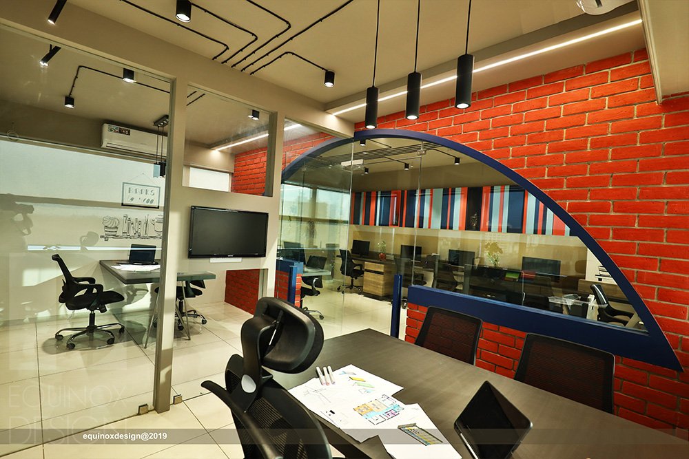 The Spire 803 Office / Workspace Equinox Design | Architect & Interior Design by Ar. Naisargi Dave Zankar in Rajkot, Gujarat, India The Spire 803 Office / Workspace Equinox Design | Architect & Interior Design by Ar. Naisargi Dave Zankar in Rajkot, Gujarat, India