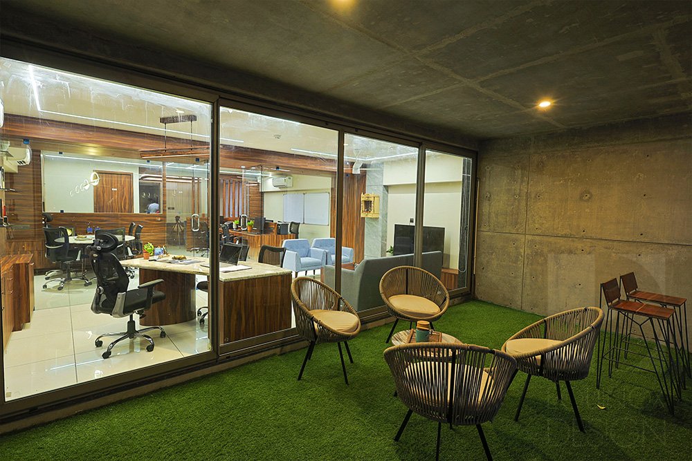Foursun Office / Workspace Equinox Design | Architect & Interior Design by Ar. Naisargi Dave Zankar in Rajkot, Gujarat, India Foursun Office / Workspace Equinox Design | Architect & Interior Design by Ar. Naisargi Dave Zankar in Rajkot, Gujarat, India