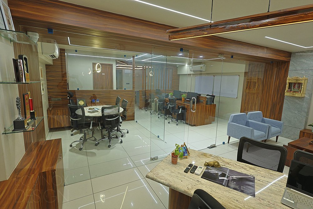 Foursun Office / Workspace Equinox Design | Architect & Interior Design by Ar. Naisargi Dave Zankar in Rajkot, Gujarat, India Foursun Office / Workspace Equinox Design | Architect & Interior Design by Ar. Naisargi Dave Zankar in Rajkot, Gujarat, India
