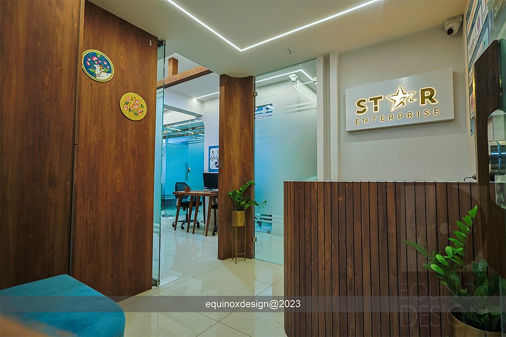 Star Enterprise Office / Workspace Equinox Design | Architect & Interior Design by Ar. Naisargi Dave Zankar in Rajkot, Gujarat, India Star Enterprise Office / Workspace Equinox Design | Architect & Interior Design by Ar. Naisargi Dave Zankar in Rajkot, Gujarat, India