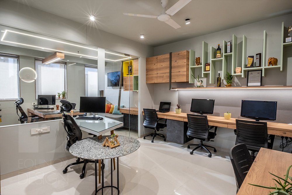 Aekam INC Office / Workspace Equinox Design | Architect & Interior Design by Ar. Naisargi Dave Zankar in Rajkot, Gujarat, India Aekam INC Office / Workspace Equinox Design | Architect & Interior Design by Ar. Naisargi Dave Zankar in Rajkot, Gujarat, India